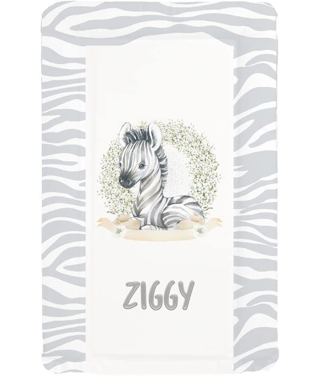 Sunnybabies Personalised Zebra Baby Changing Mat Unisex Soft Padded Deluxe