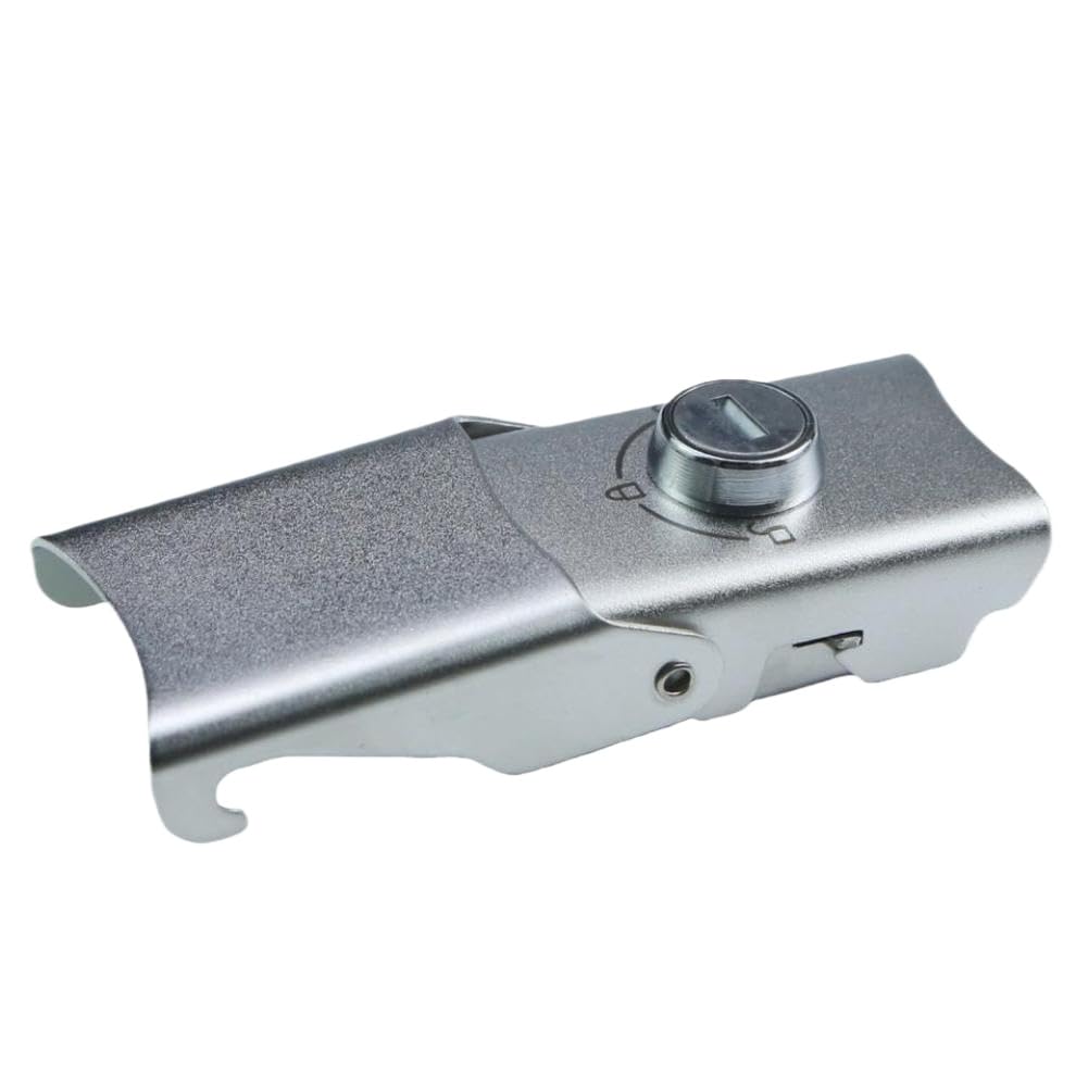 Cerradura antirrobo para Maletero de Motocicleta, con 2 cerraduras de Hebilla Desmontables de Acero Inoxidable para Maleta Lateral, alforja