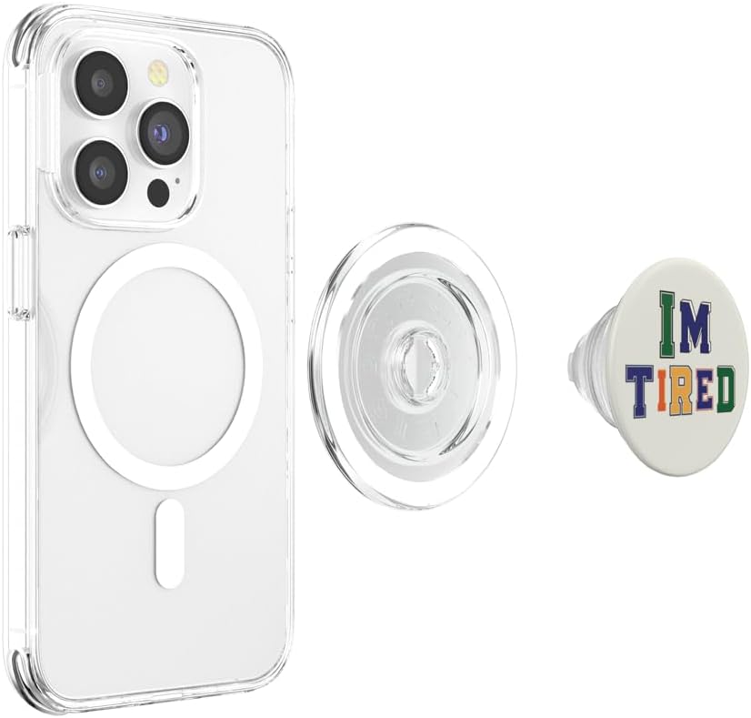 PopSockets Phone Grip with Expanding Kickstand - I'm Tired PopSockets MagSafe PopGrip for iPhone