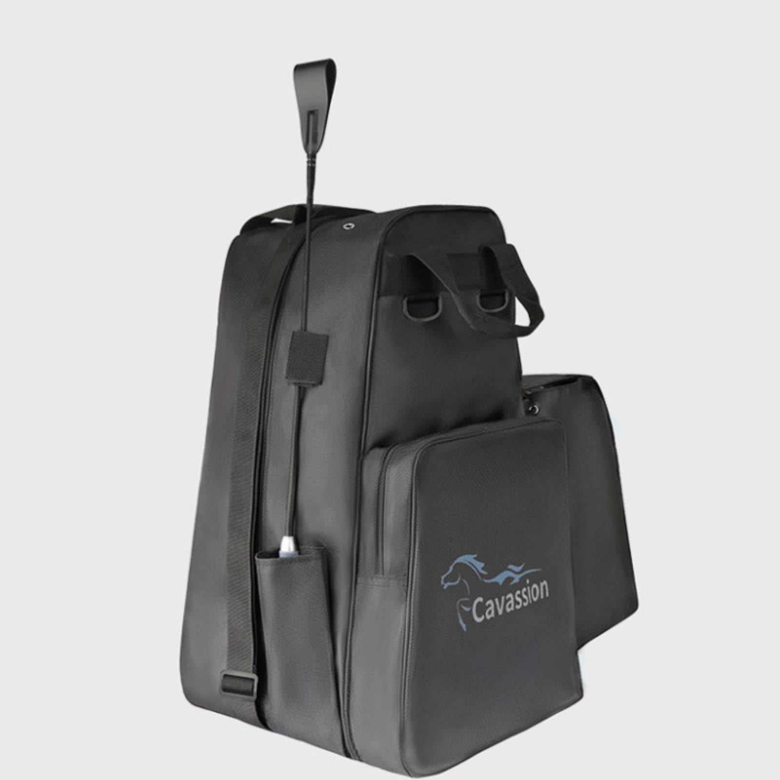 Borsa Equestre Porta Attrezzatura Borsa Zaino Sacca Organizer in Poliestere Ripstop 900D con Esterno Opaco Liscio Chiusura a Zip Separate per Piccoli