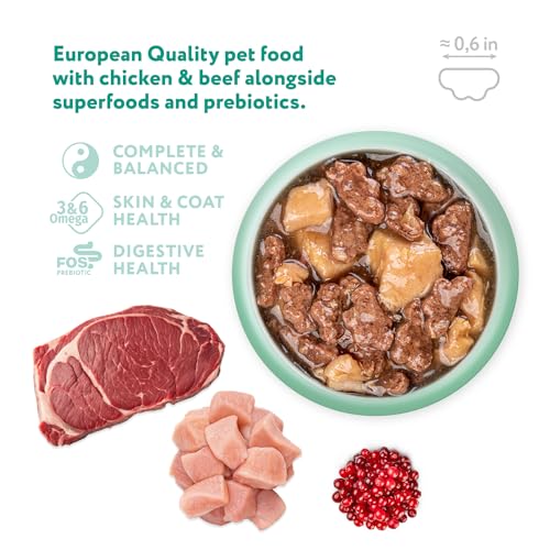 OPtimeal-No-Grain-Wet-Dog-Food-for-Puppies-Proudly-Ukrainian-Puppy-Food-Wet-Recipe-for-Healthy-Digestion-Non-Grain-Wet-Puppy-Food-for-Growing-Pups-45lbs-Total-24-Pouches-Chicken-Beef - Cucciolini Doodles   OPtimeal-No-Grain-Wet-Dog-Food-for-Puppies-Proudly-Ukrainian-Puppy-Food-Wet-Recipe-for-Healthy-Digestion-Non-Grain-Wet-Puppy-Food-for-Growing-Pups-45lbs-Total-24-Pouches-Chicken-Beef