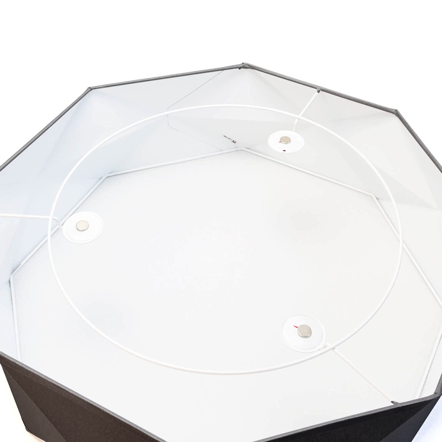 XL Deckenleuchte KANTO eckig in grau 4-flammig 52x52cm 4x E27 blendfreies Licht modern für Wohnzimmer Schlafzimmer Deckenlampe