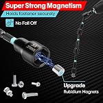 SHALL Ensemble de 29 PCS de Tournevis Magnétiques, Embout de Perceuse à Impact 1/4" Hex, Tournevis à Nut Cr-V SAE et Métrique avec Extensions à Libération Rapide, Adaptateurs de Douille à Impact, Porte-Embout et Sac de Rangement