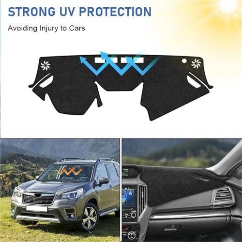 Pare-soleil de tableau de bord Subaru Forester protection antidérapante