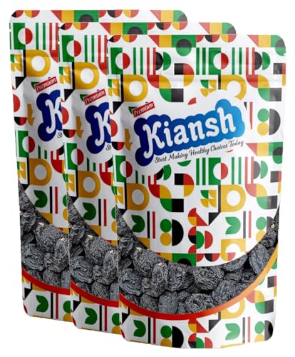 Image of Kiansh Raisins /Kishmish (Kiansh Black Raisins /Kali Darakh 600g)