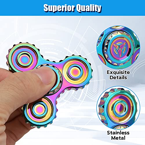 Cool Fidget Spinner For Kids Adults, Metal Hand Finger Spinner Stress Relief Gift, Anti Anxiety, Easter Party Supplies Gifts For Classroom Office #TOP3