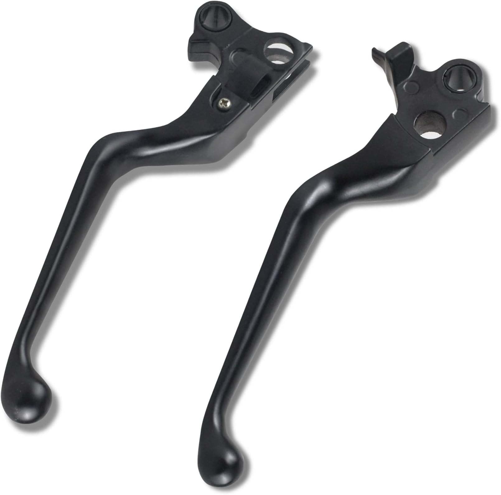 NTHREEAUTO Black Brake Clutch Lever Hand Levers Compatible with Harley Sportster 883 1200 Dyna Softail Electra Glide Road King Touring Fat Bob