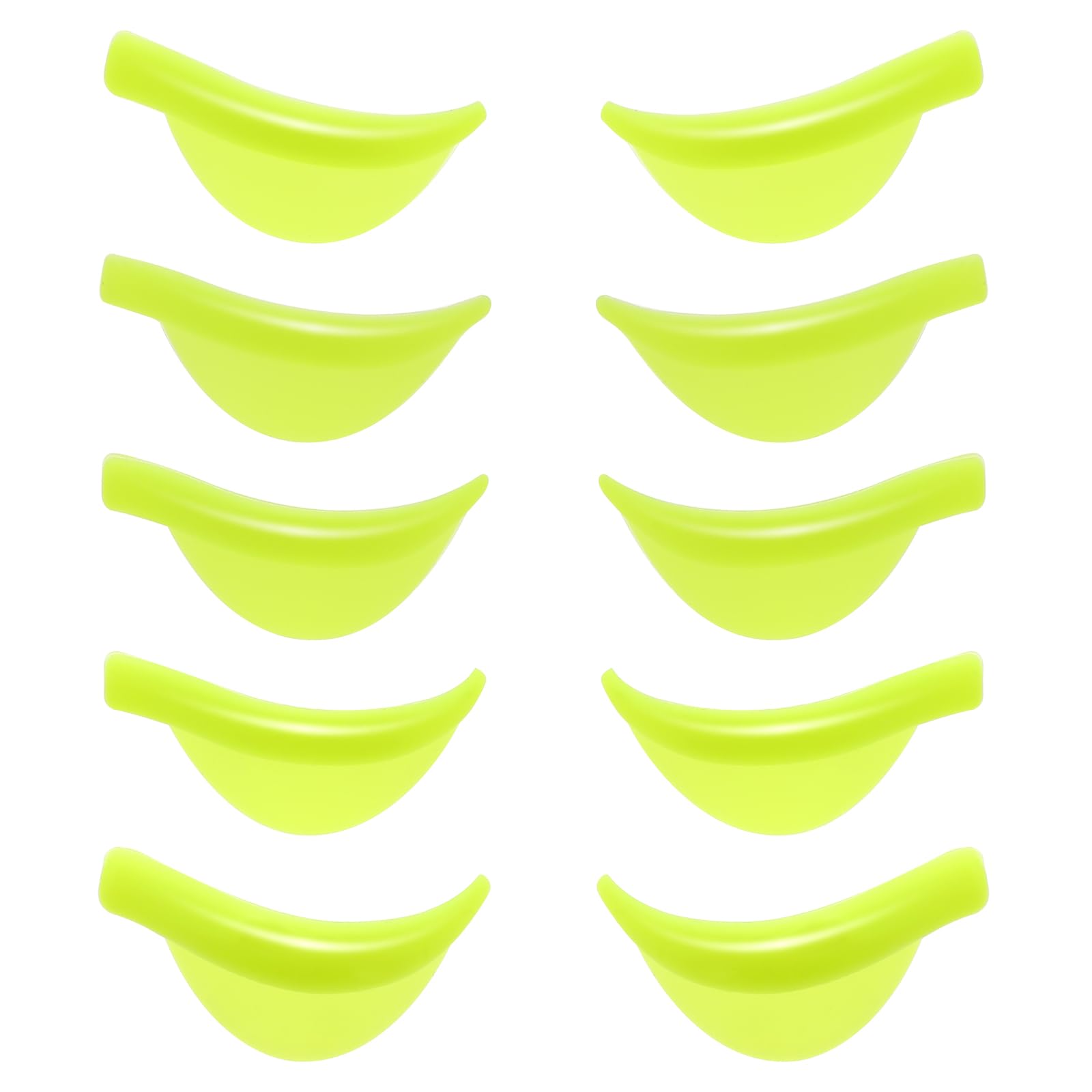 WLLHYF Silicone Curler Pad 10Pcs/5sizes Lash Lift Shield Lash Lift Lamination Pad Reusable Soft Perming Pad Set C Curl Eyelash Makeup Beauty DIY Tool