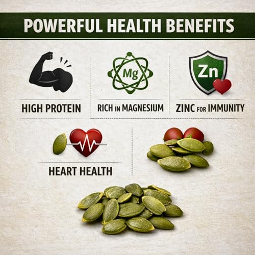 Image of Dry Goods Co Premium Pumpkin Seeds 200g | Raw & Natural Pepitas | High Protein Healthy Snack | Rich in Magnesium & Fiber | Superfood Seeds | No Additives | Lab Tested