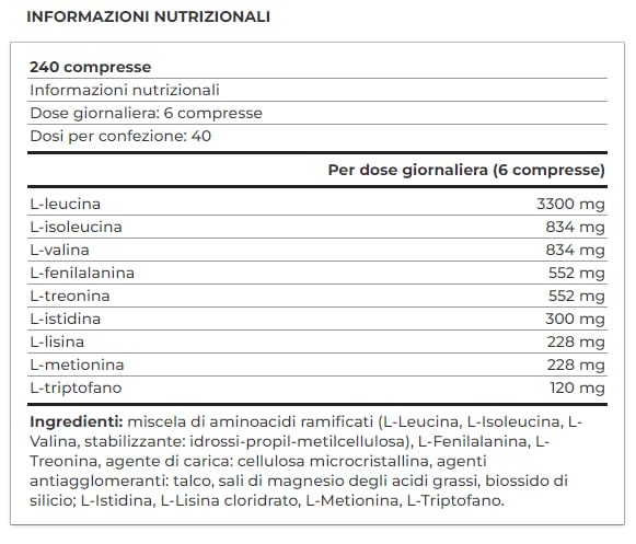 Yamamoto Essential Amino 600 compresse - aminoacidi essenziali