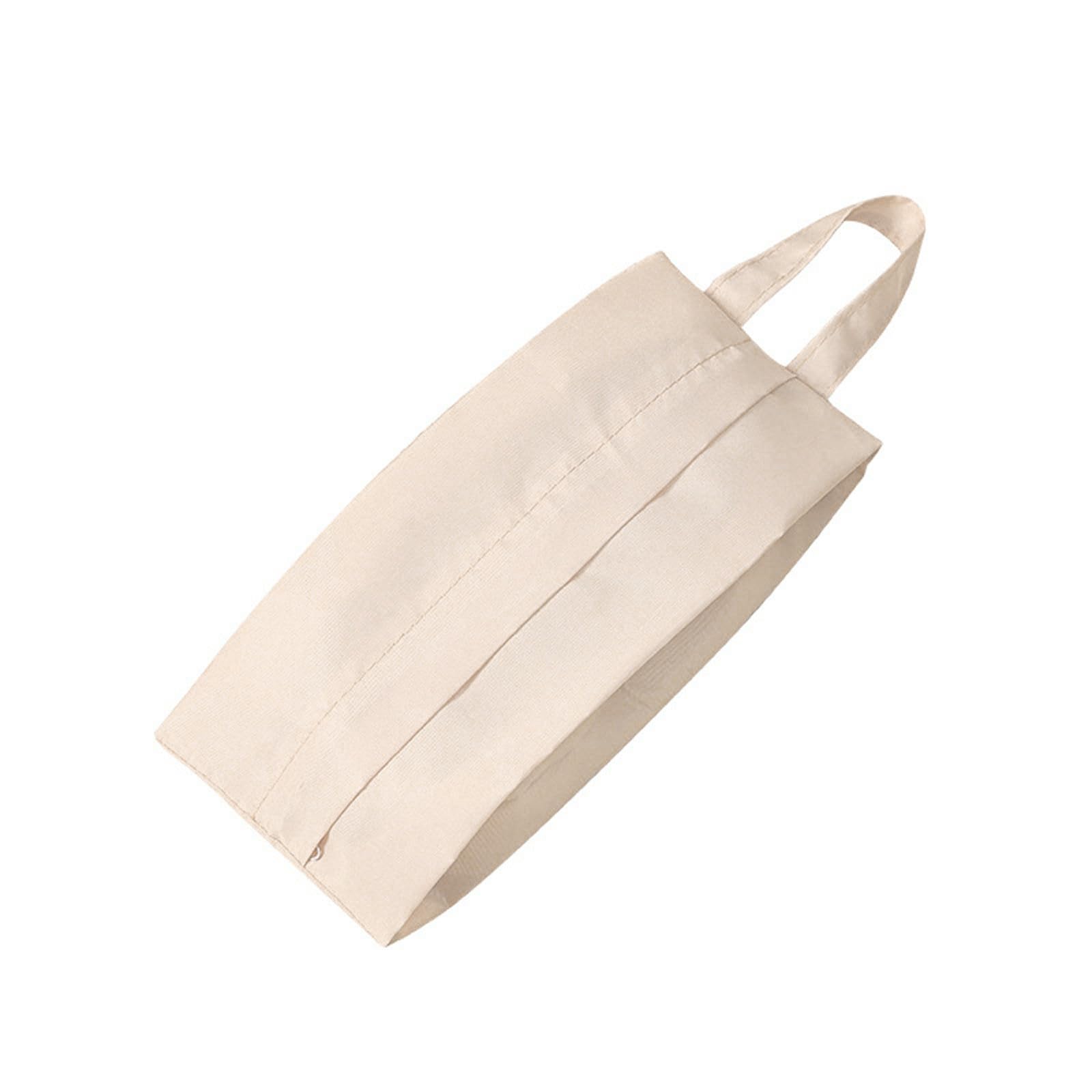 NEWFT Twill Fabric Organiser with Handle Portable Laundry Bag for Underwear Socks Travel Essential Breathable Travel Underwear Organiser
