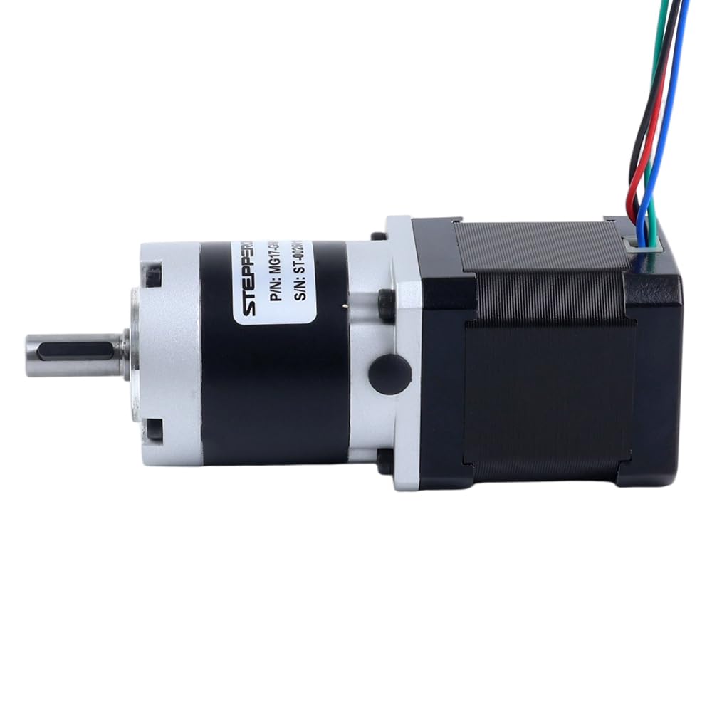 STEPPERONLINE Nema 17 Schrittmotor L=40mm Getriebeübersetzung 100:1 MG Serie Planetengetriebe