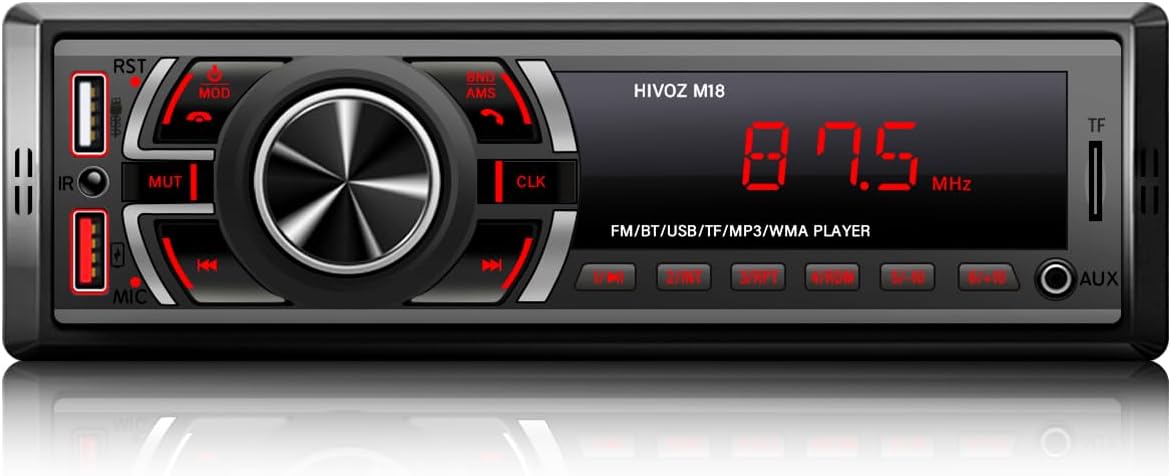HIMICAR M18 Car Stereo Front Panel