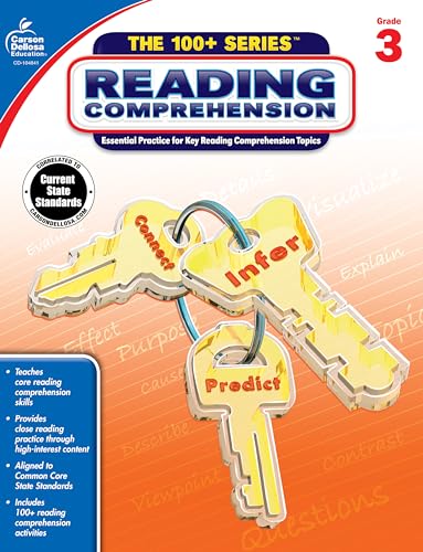 Carson Dellosa Reading Comprehension, Grade 3 Workbook (Volume 16) (The 100+ Series™)