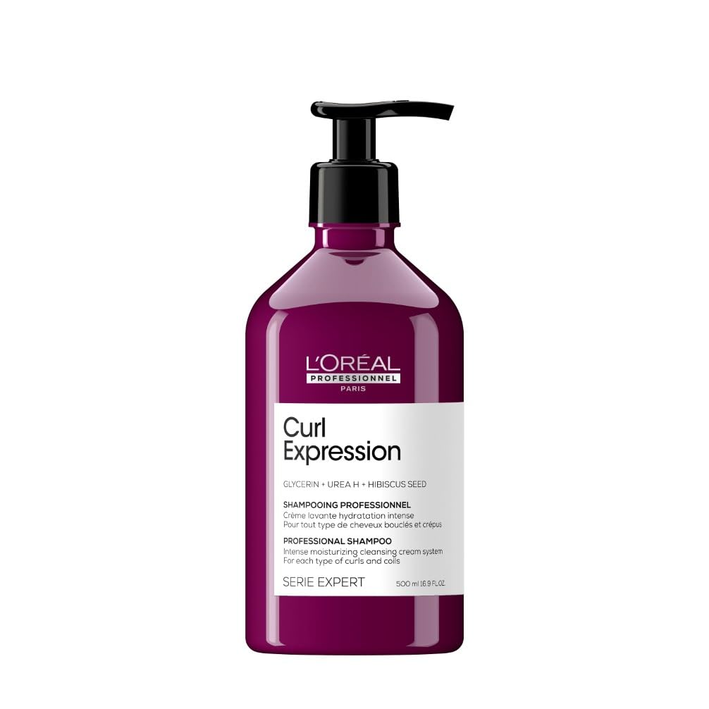 L'Oréal Professionnel Haarshampoo für welliges und lockiges Haar, Serie Expert, Curl Expression Intense Moisturizing Cleansing Cream, 500 ml