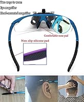 Vista 2 de Lupa médica quirúrgica dental, 3.5X bi-direccional ajustable marco de gafas binocular lupa reloj y reparación de reloj