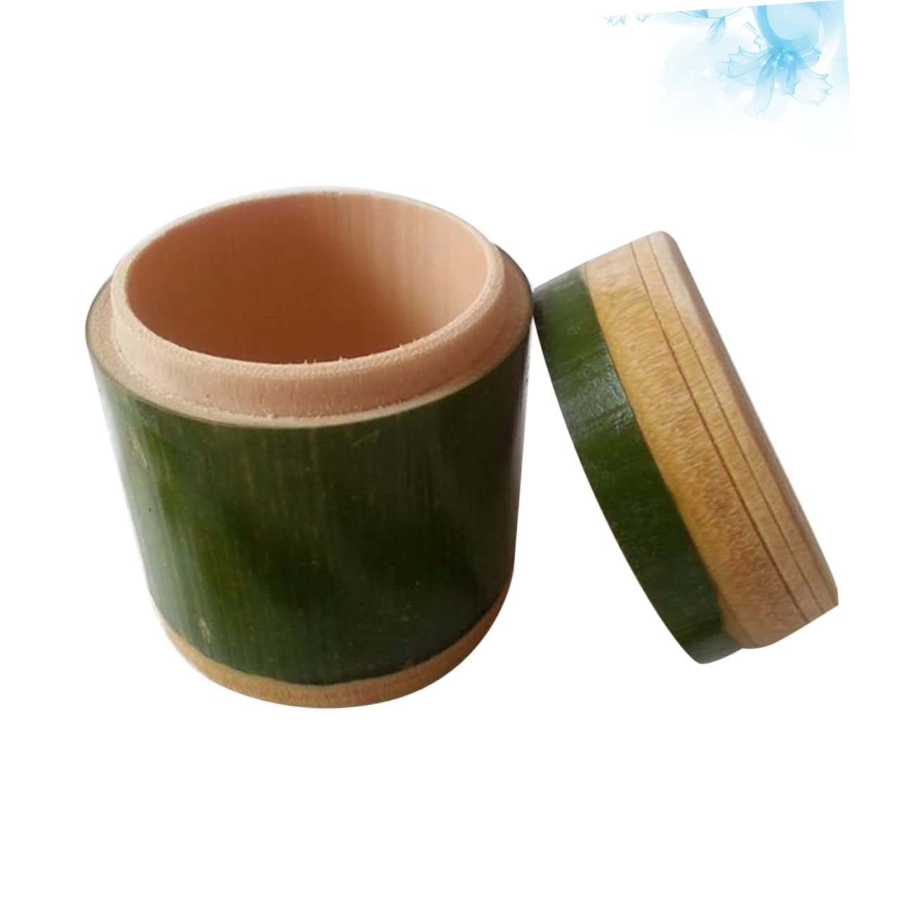 Boîtes d'assaisonnement - Conteneur à condiments - Pot à sel avec couvercle - Récipient à sel avec couvercle - Bouteille d'assaisonnement en bois avec couvercles - Bocal de rangement