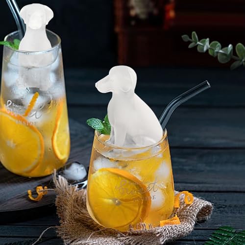 Molde de cubos de hielo en forma de perro labrador miniatura 6