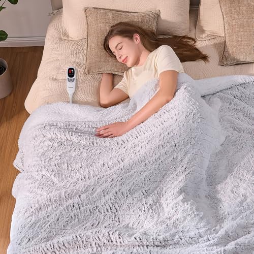 21% Off Electric Heated Blanket with 9 Heat Levels & Timer
