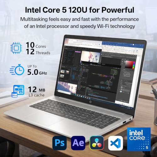 Image of HP Essential 17.3 inch HD+ TouchscreenLaptop, Intel 5 120U, 16GB DDR4 + 1TB