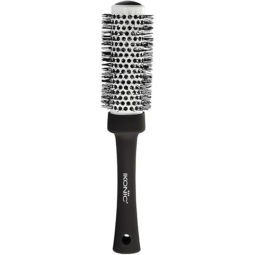 Ikonic Blow Dry Hair Brush BDB 32 BLACK + WHITE