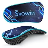 Svowin Plantar Fasciitis High Arch Support Insole for Men Women, Orthotics Insert Relieve Flat Feet,3/4 Insert Relieve Foot Pain, Work Boot Standing All Day(Medium(Men's 6.5-8.5 / Women's 7.5-9.5))