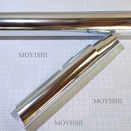 24''x78''Chrome Mirror Silver Vinyl Wrap Sticker Decal Film Sheet,Self-Adhesive - Thumbnail 5