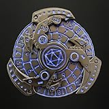 D&D Themed Fidget Spinner, dice Spinner, D4,D6, D8, D10, D12,D20,D% 7-in-1 Metal dice, Perfect for D&D Dungeons and Dragons, RPG and Pathfinder Role Playing Games (Blue-Silver-Black)