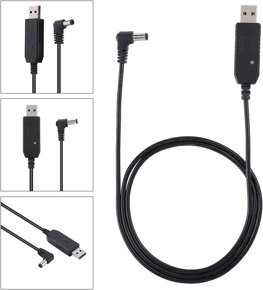 V BESTLIFE 1M 10v USB Charger Transformer Cable for Baofeng UV 5R UV 82 BF F8HP UV 82HP UV 9R Plus Walkie Talkie,Use for Charger Adapter, PC, Car USB Port