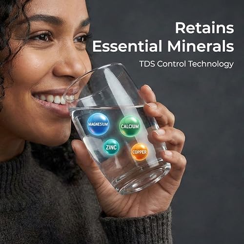 Image of ROYAL AQUAFRESH Smoke 18 L RO Water Purifier | RO + UV + CU Guard + Alkaline Enhancer | Mineral Enriched Drinking Water | BIS Certified (IS 16240:2023) | 2 Years Unconditional Warranty