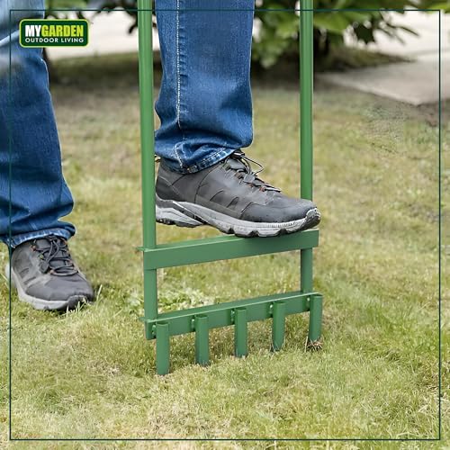 My Garden Lawn Aerator – 5-Prong Hollow Tine Manual Aerator for Healthy Grass – 91CM Heavy-Duty Soil Aeration Tool for Lawn Care – Improves Drainage & Reduces Soil Compaction – Ideal for Garden, Lawn 8 My Garden Lawn Aerator – 5-Prong Hollow Tine Manual Aerator for Healthy Grass – 91CM Heavy-Duty Soil Aeration Tool for Lawn Care – Improves Drainage & Reduces Soil Compaction – Ideal for Garden, Lawn - Image 8