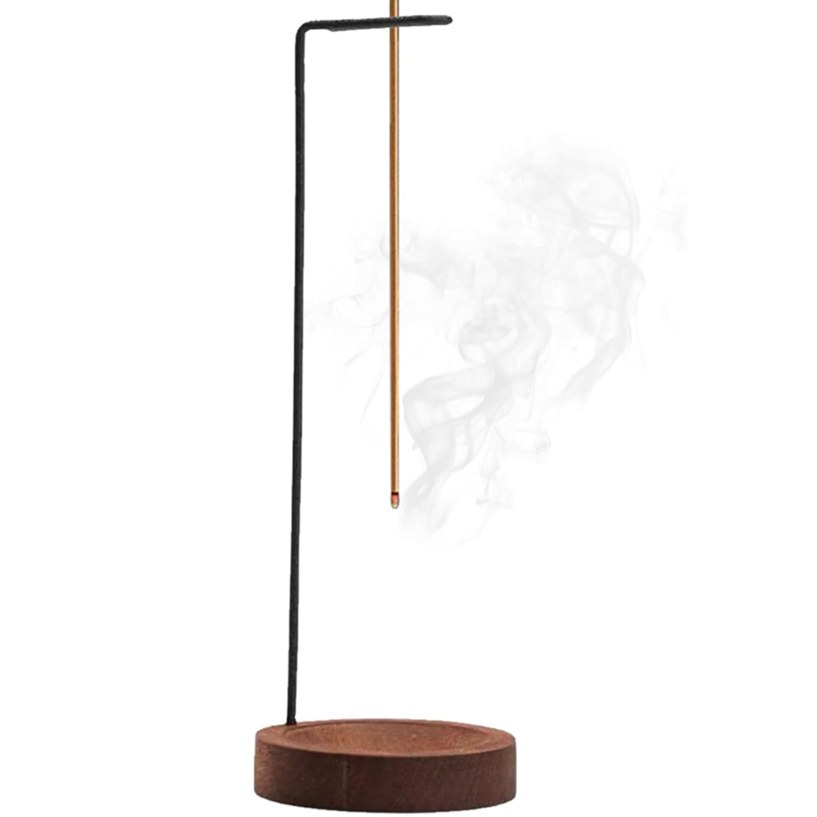 Hanging Incense Stick Holder with Wood Base