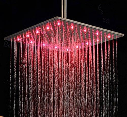 Pomme de douche pluie lumineuse Gowe pour créer une ambiance spa relaxante chez soi