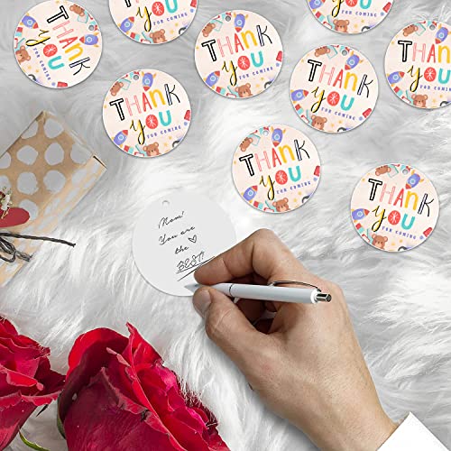 Image of ZYOZIQUE Thank You for Coming Gift Tags for Kids Birthday, Wedding, Baby Shower Party Supplies Decoration Party Favors, Pack of 28, 28 Labels