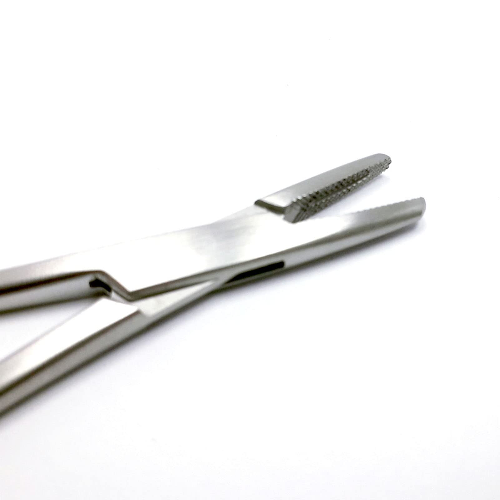 12,5 Cm Edelstahl-Nadelzangenhalter mit Zähnen für Tiere