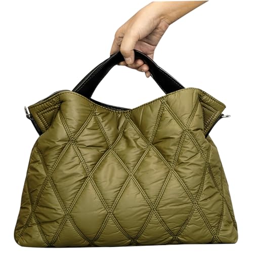Sac cabas matelassé spacieux pour femme grand sac à main fonctionnel
