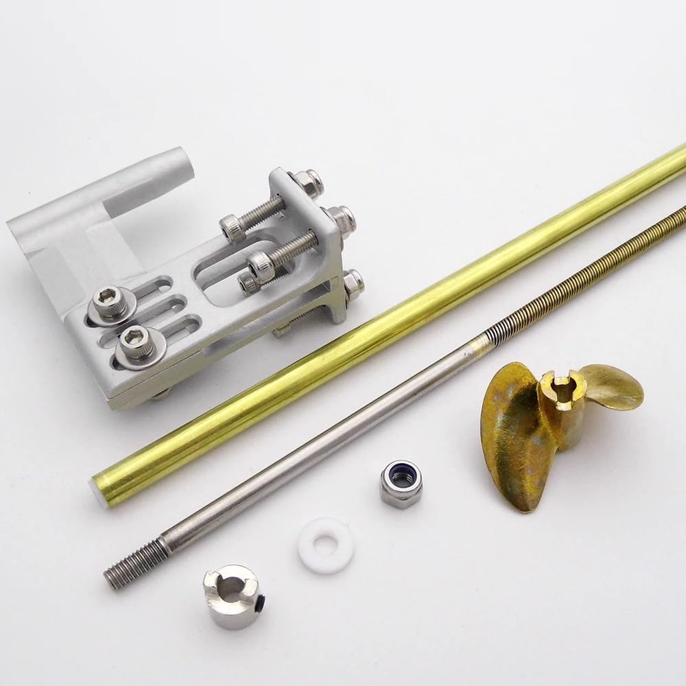 Blesiya RC Boot Ersatzteile Set – Antriebswelle, Kupplung, Propeller, Hülse & Dichtungen Für Schiffsmodellbau