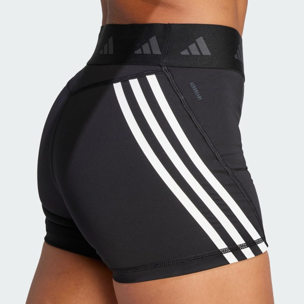 Adidas Womens Techfit Hyperglam 3-inch Short TightsLeggings