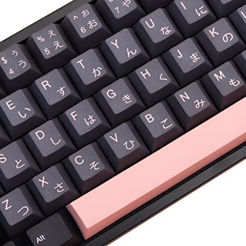 Molgria Keycaps 136 Set Night Sakura For Full Sized Keyboard, Custom Pbt Cherry Profile Key Caps Japanese Style With Keycap Puller For Cherry Mx 104/87/68/61 60 Percent Ansi/Iso Layout Keyboard thumb #2