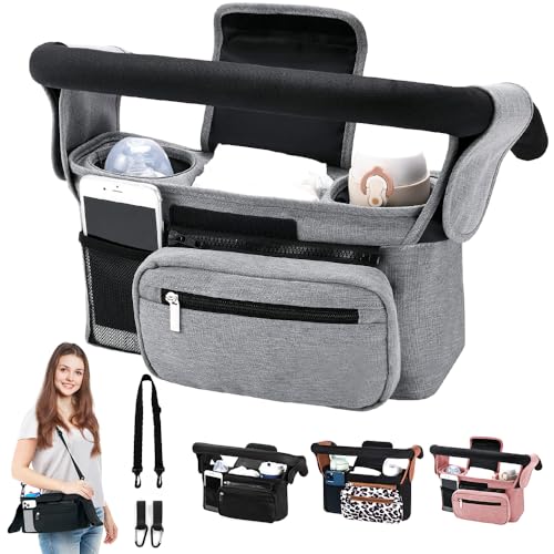 HINATAA Buggy Kinderwagen Organizer, Baby Kinderwagen Tasche mit 2...