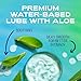 K-Y Natural Feeling with Aloe, Water Based Lube for Sex, Sex Toy & Anal Lube, Non-Sticky Personal Lubricant, Condom-Friendly, pH-Friendly, Travel Size Lubricant, 2.5 Fl Oz