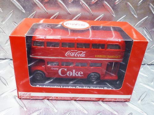 コカコーラロンドンバスミニカー 再生産】1/64 コカ・コーラ ロンドンバス（2階建て）【CGGS82332