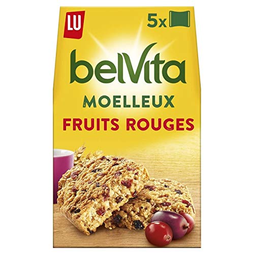 Lu Belvita – Tarta de frutas rojas suaves 250 g – 4 artículos