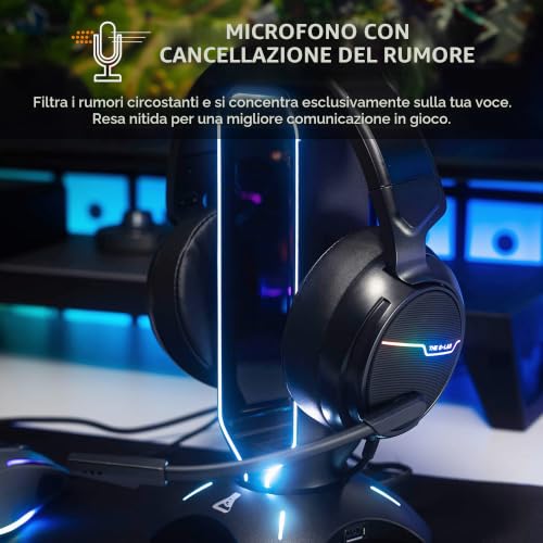 Korp THALLIUM Cuffie da Gaming USB Sound 7.1 Surround Digitale - Cuffia gaming - Immagine 2