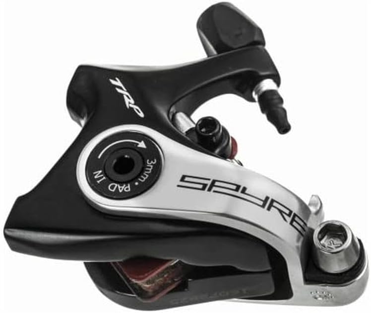 TRP Spyre Mechanical Disc Brake Caliper | Dual-Piston Actuation | 40 mm Slim Profile | 146 g Lightweight | Black | Flat Mount