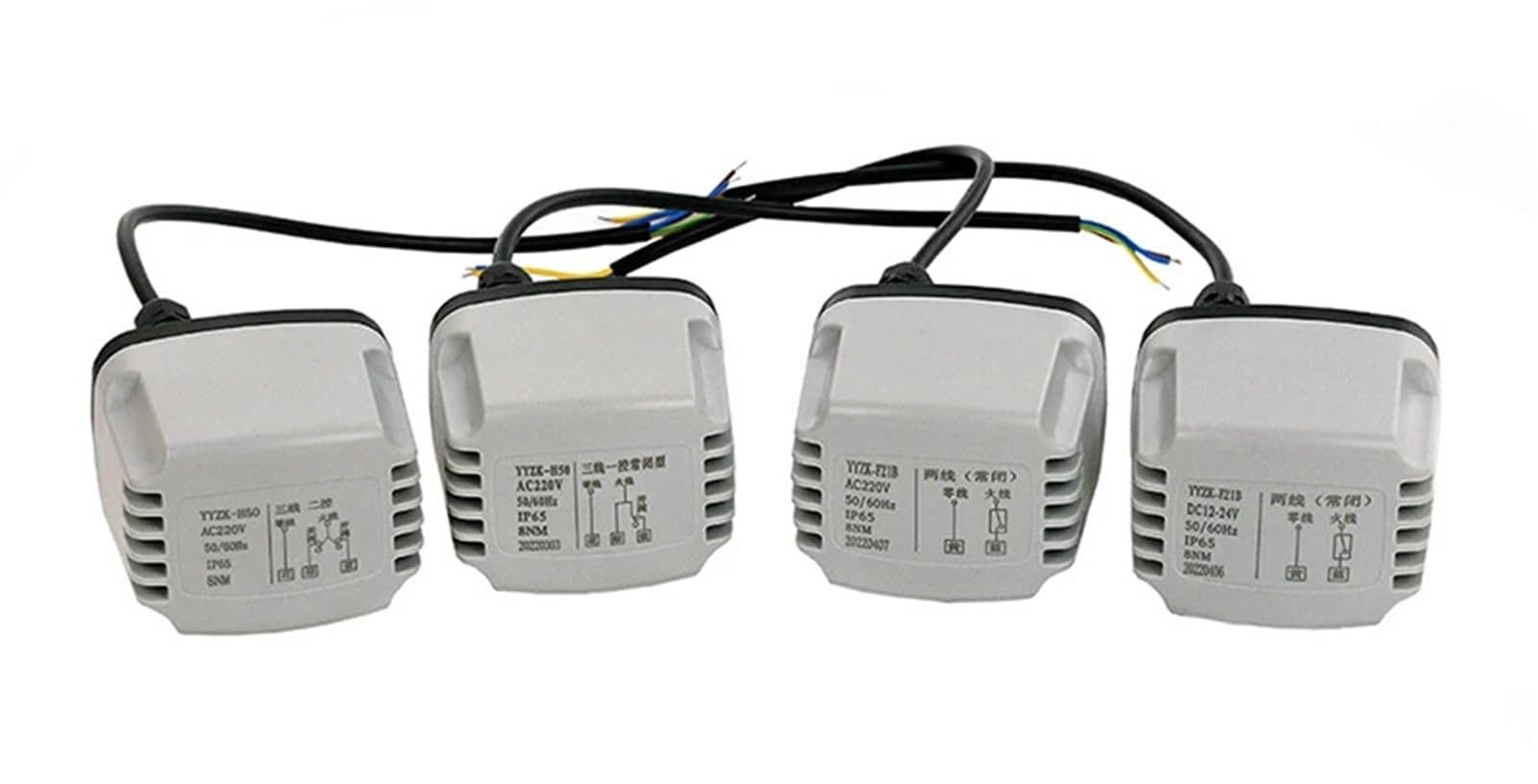 Actionneur de vanne à Bille électrique étanche IP65, AC220V DC24V DC12V, 3 Fils, 2 Commandes, Moteur vannes électriques 1/2 "3/4" 1 "2"