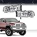 PIT66 Headlights Assembly Compatible with 1994-2001 Dodge Ram 1500/1994-2002 Dodge Ram 2500 3500 Clear Lens Clear Housing Clear Reflector Halogen Headlamp Replacement