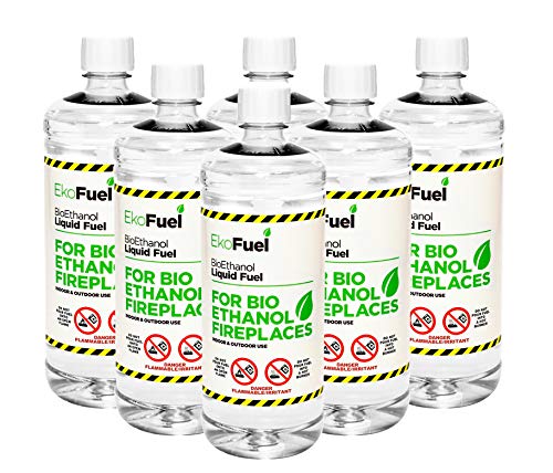 6 litres Premium Bioethanol Fuel for Fires, Free Next Business Working Day, 1 Hour ETA Delivery to Mainland UK for Orders Placed Before 3pm. 9,000 Ebay Reviews. (6L)