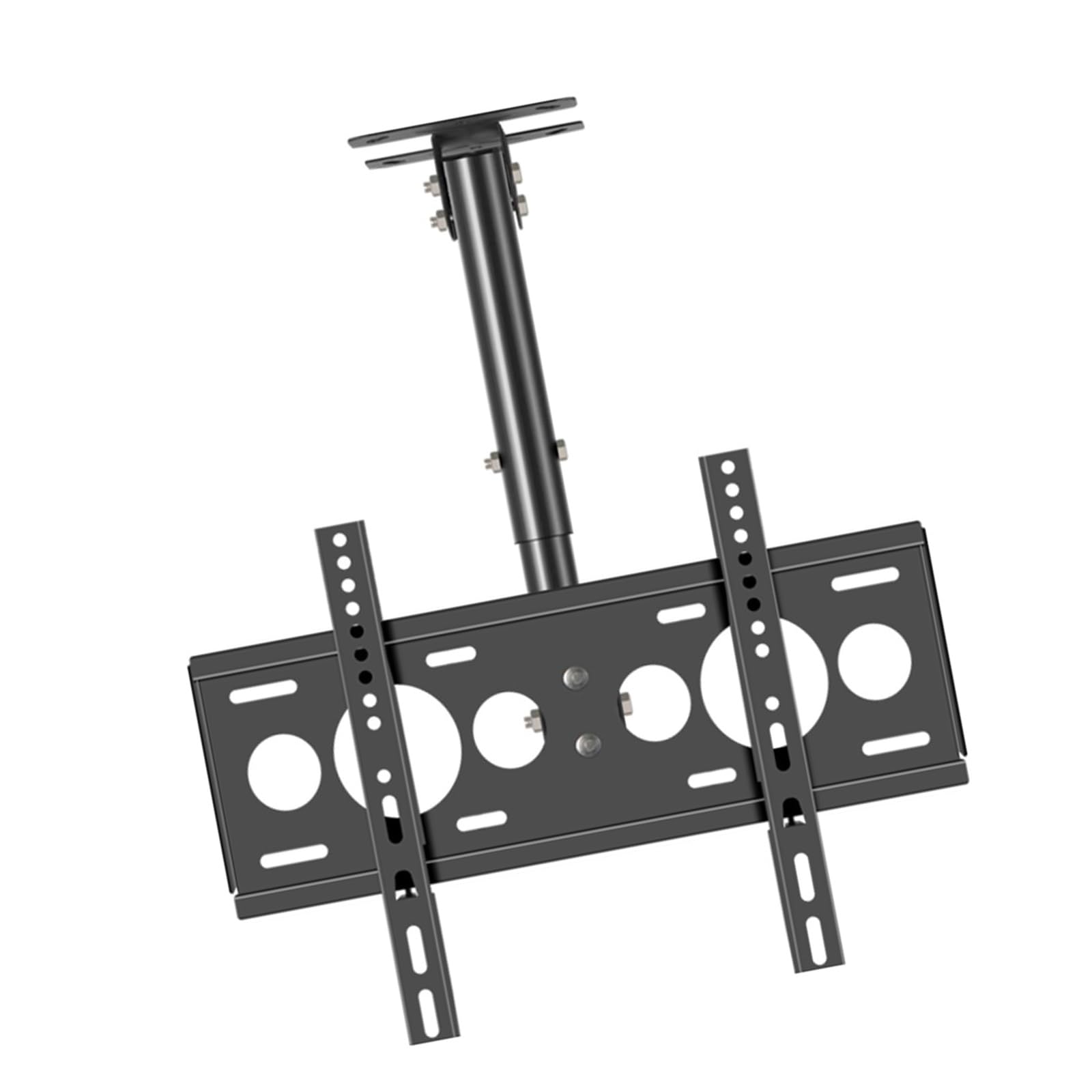 THEGA Montaje En Techos - Soporte para TV De Techo, Soporte Giratorio para TV con Rotación De 360 Grados Y Movimiento Completo para Televisores De 27 A 55 Pulgadas, Soporta hasta 66 Libras/30 Kg