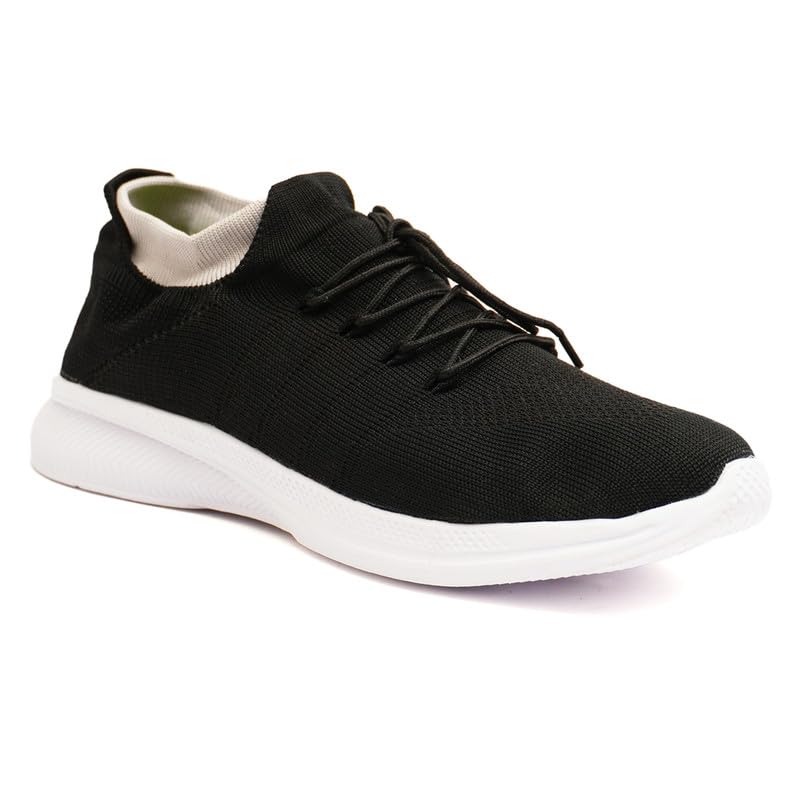 Botha Saccucci Mens Black Lace-Up Running Sports Shoes (B0D4B5C7WP) Amazon Price History, Amazon Price Tracker